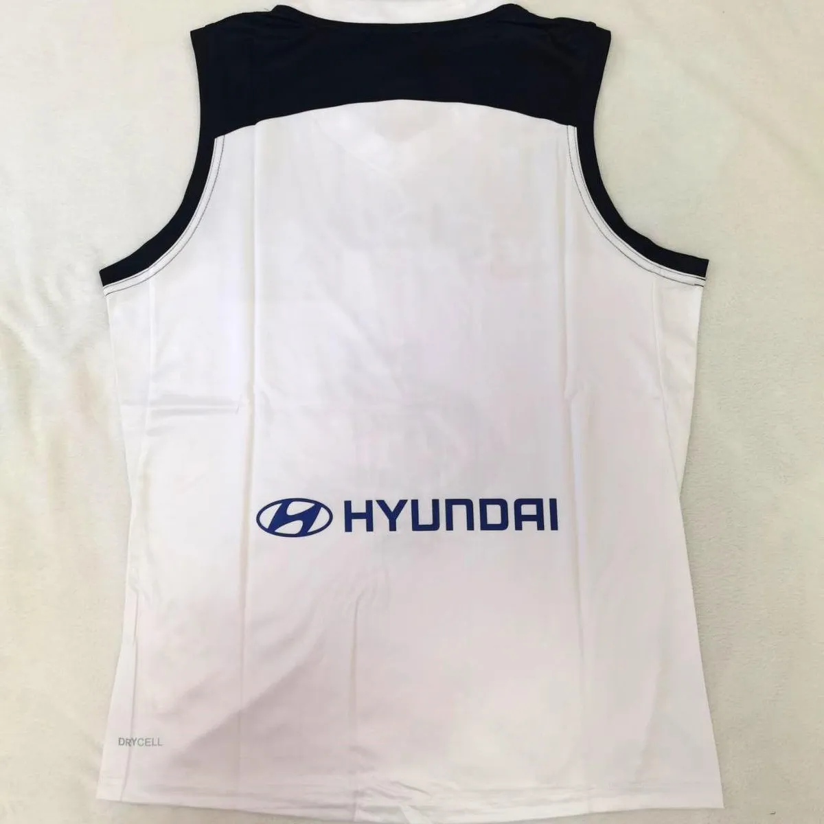 Carlton Blues AFL Away Jersey in white, navy view 2