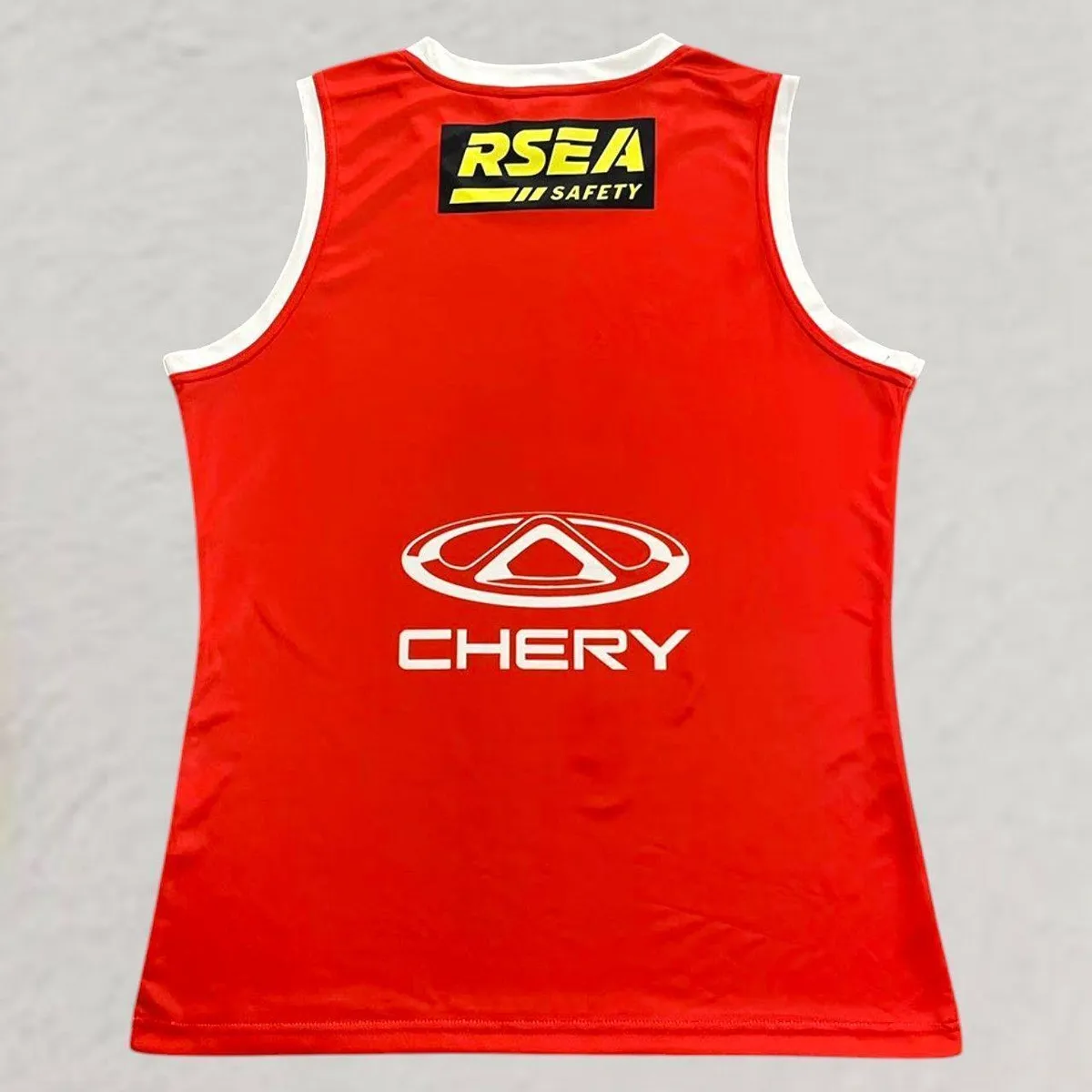 St Kilda Saints 'Stickman' AFL Jersey in red, white, black view 2