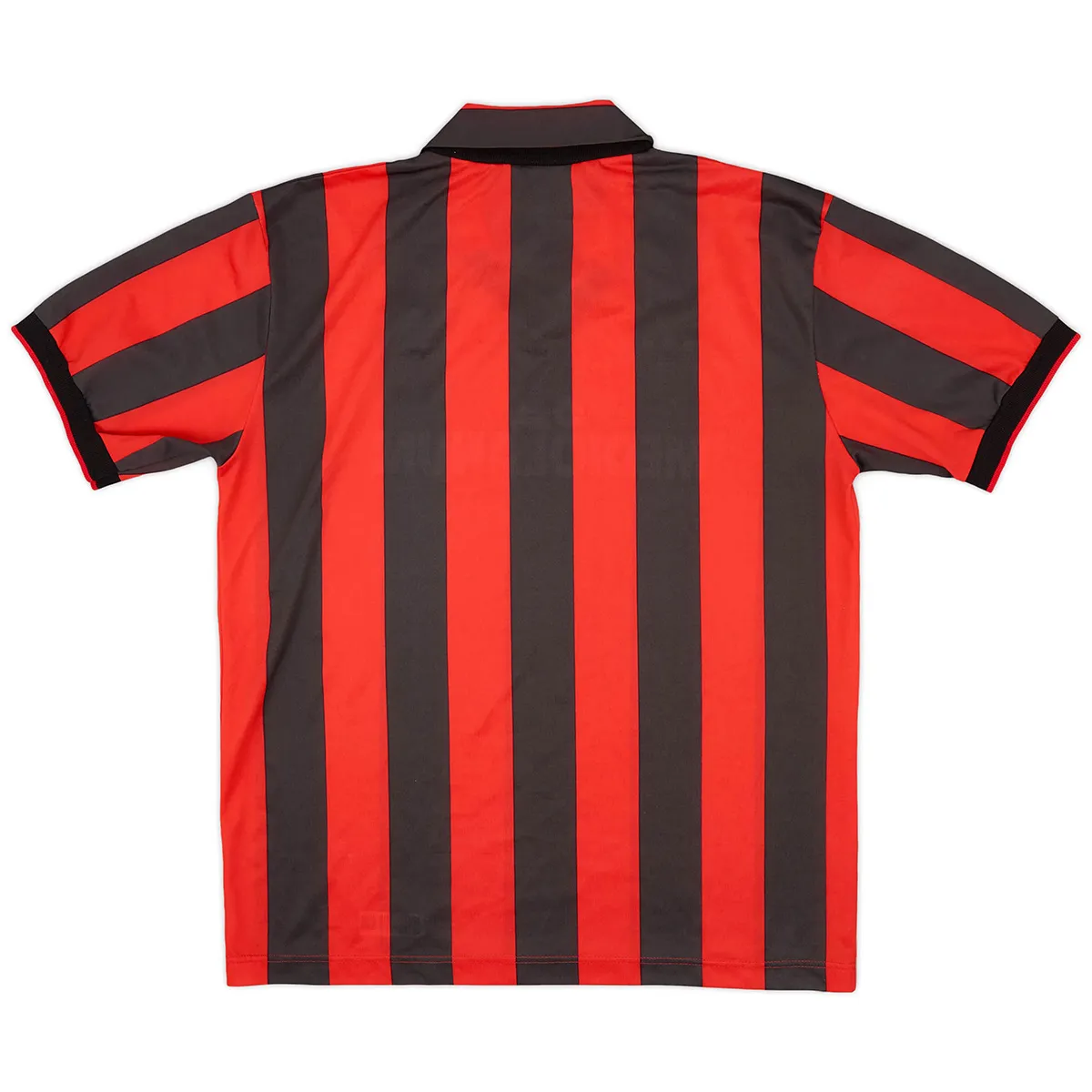 AC Milan 1991-92 Home Shirt in red, black view 2