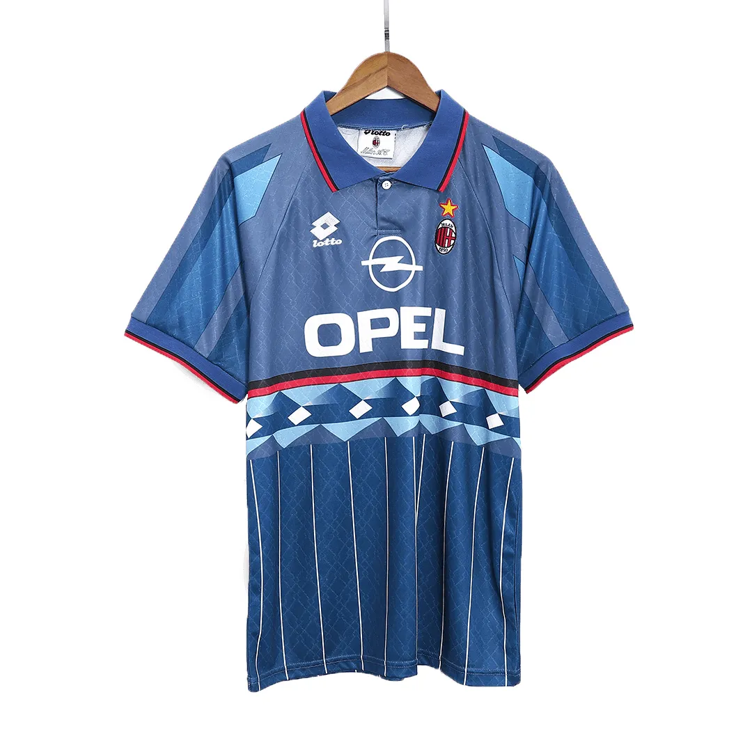 AC Milan 1995-96 Fourth Shirt in blue, light blue view 2