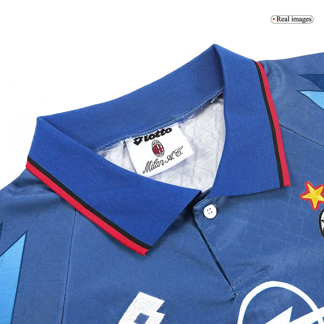 AC Milan 1995-96 Fourth Shirt in blue, light blue view 4