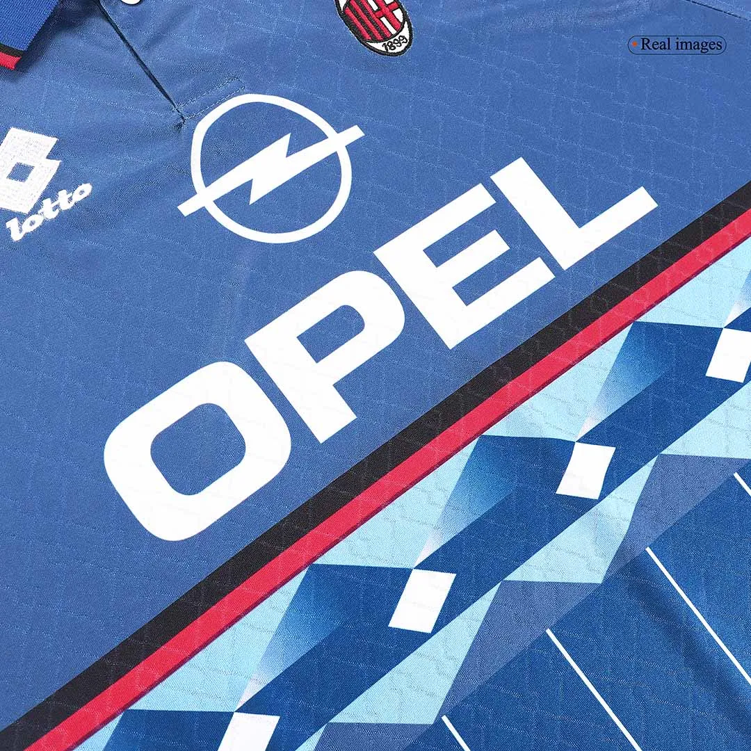 AC Milan 1995-96 Fourth Shirt in blue, light blue view 5