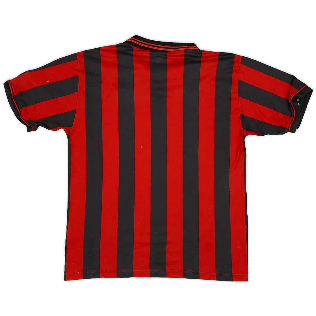 AC Milan 1996-97 Home Shirt in red, black view 2