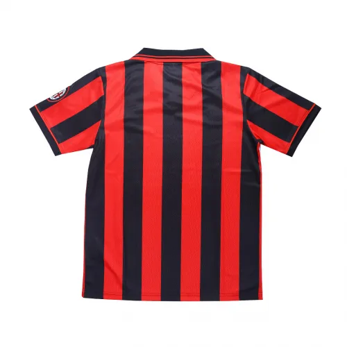 AC Milan 1996-97 Home Shirt in red, black view 4