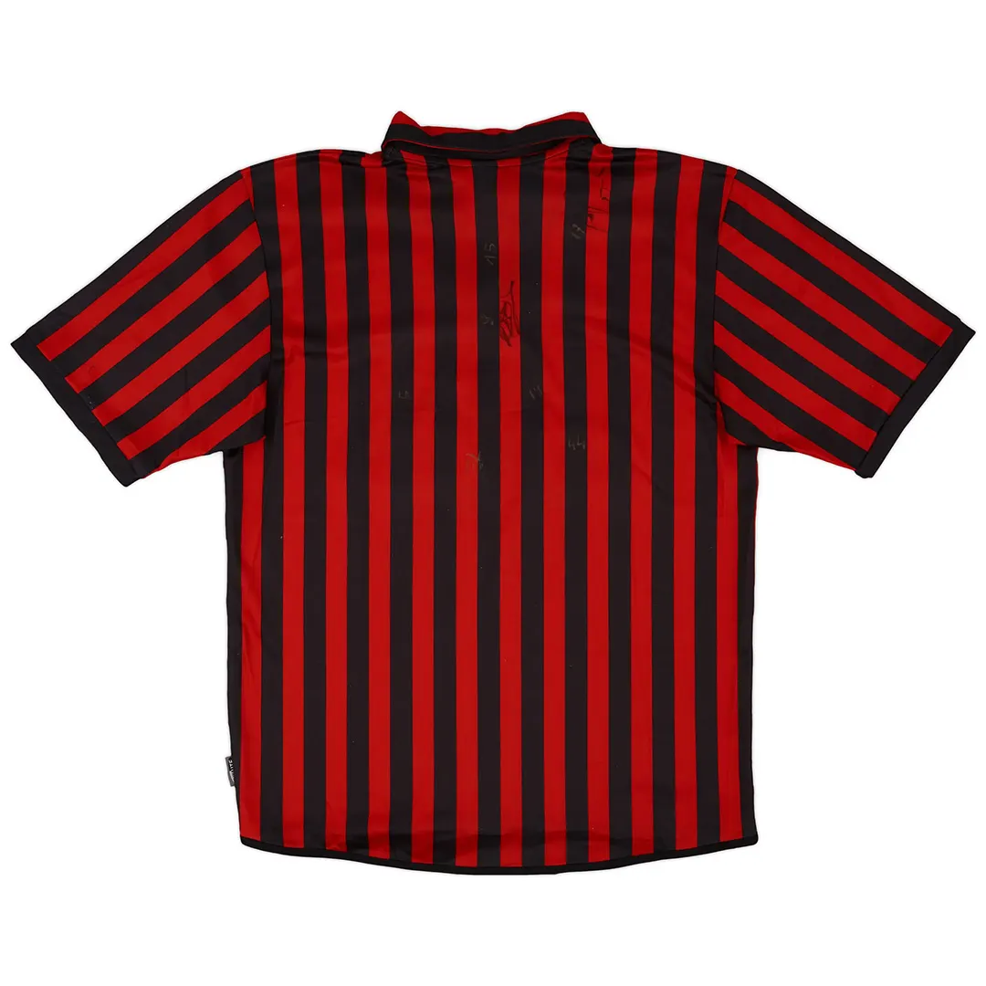 AC Milan 1999-2000 Centenary Home Shirt in red, black view 2