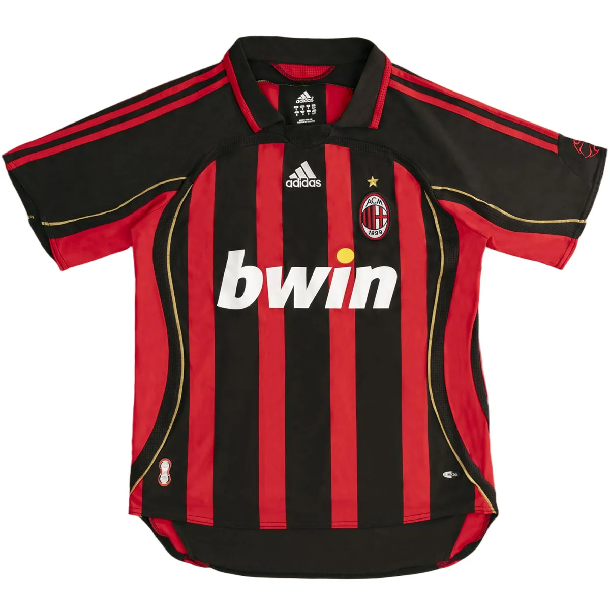 AC Milan 2006-07 Home Shirt in red, black