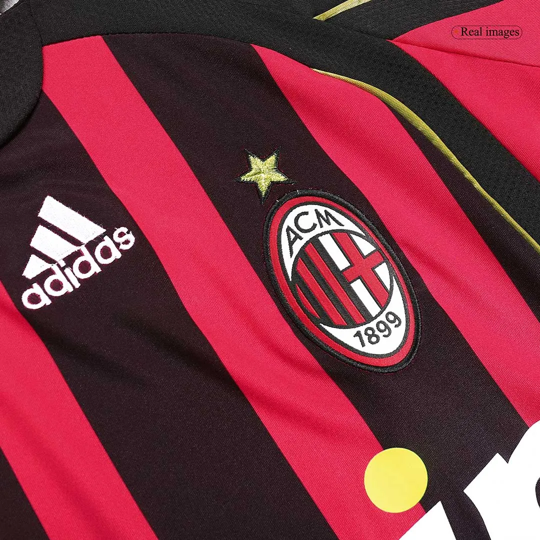 AC Milan 2006-07 Home Shirt in red, black view 3