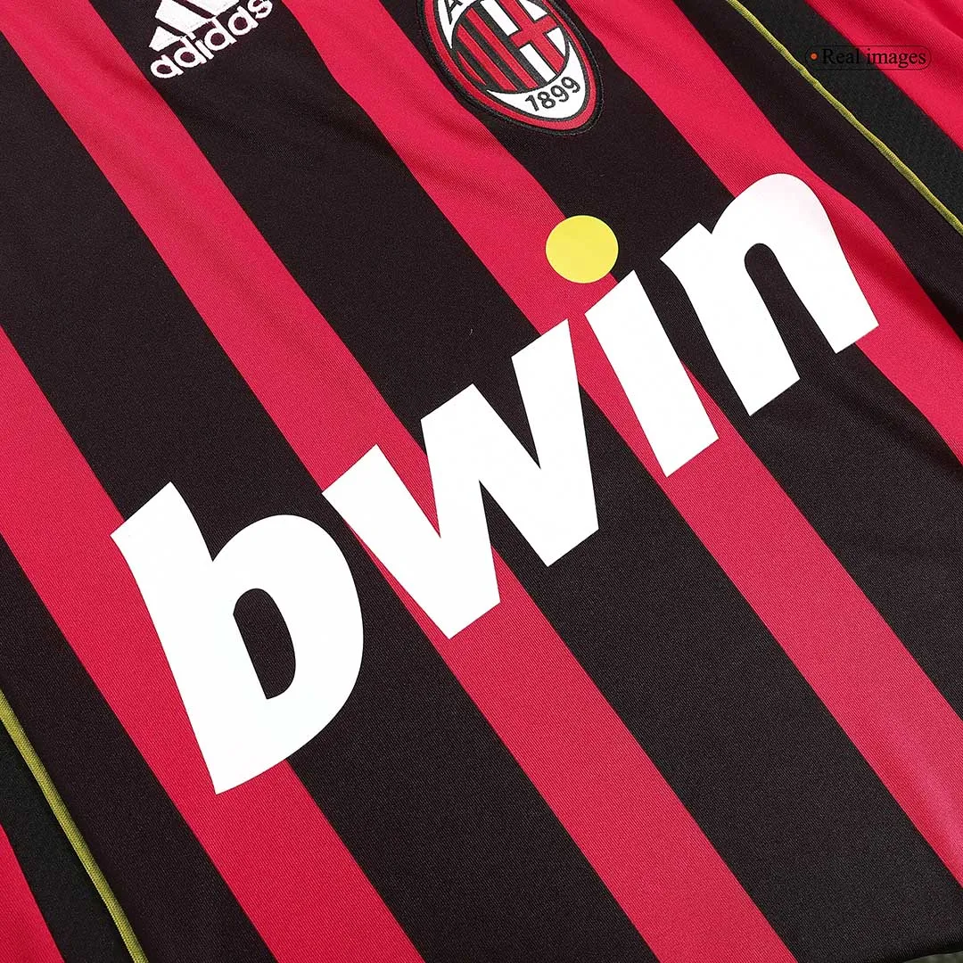 AC Milan 2006-07 Home Shirt in red, black view 4
