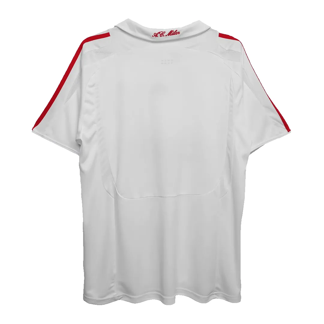AC Milan 2007-08 Away Shirt in white, red, black view 3