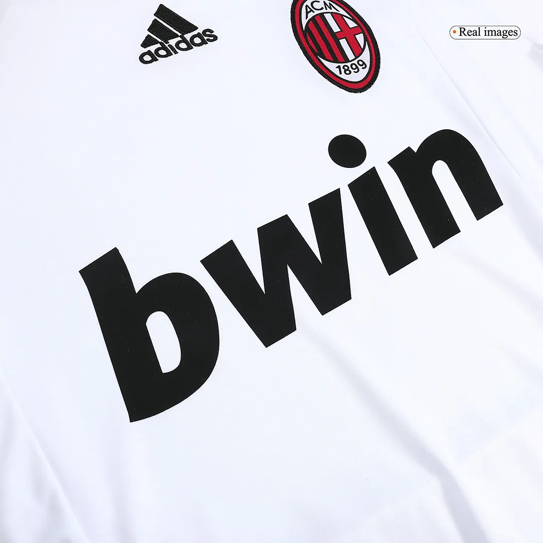 AC Milan 2007-08 Away Shirt in white, red, black view 5