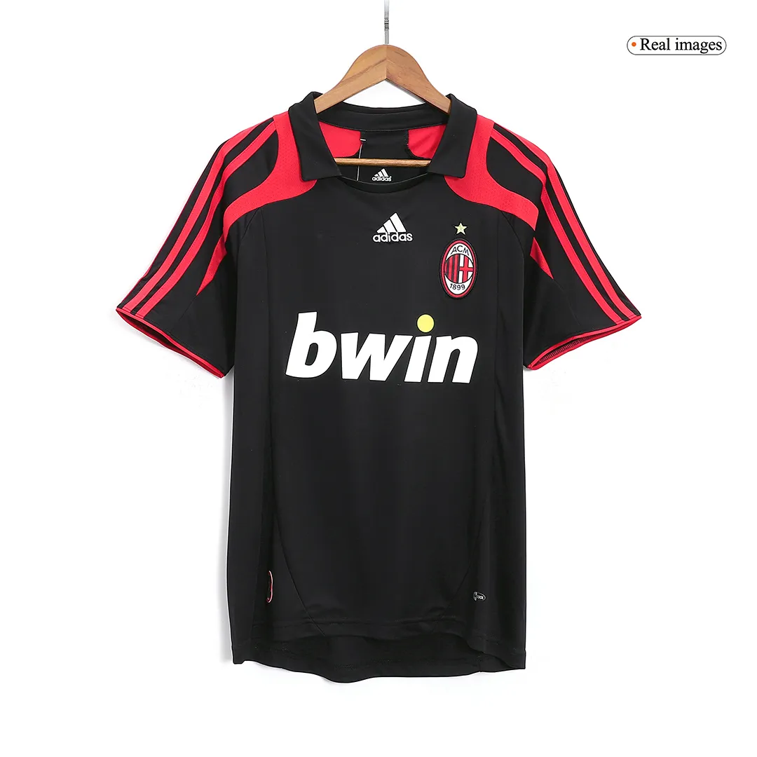 AC Milan 2007-08 Third Shirt in black, red view 2