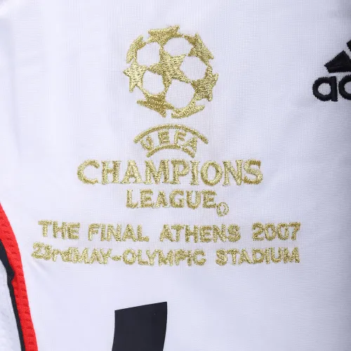 AC Milan 2007 Champions League Final Away Shirt in white, red view 4