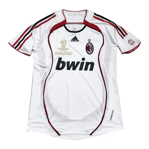 AC Milan 2007 Champions League Final Away Shirt in white, red view 5
