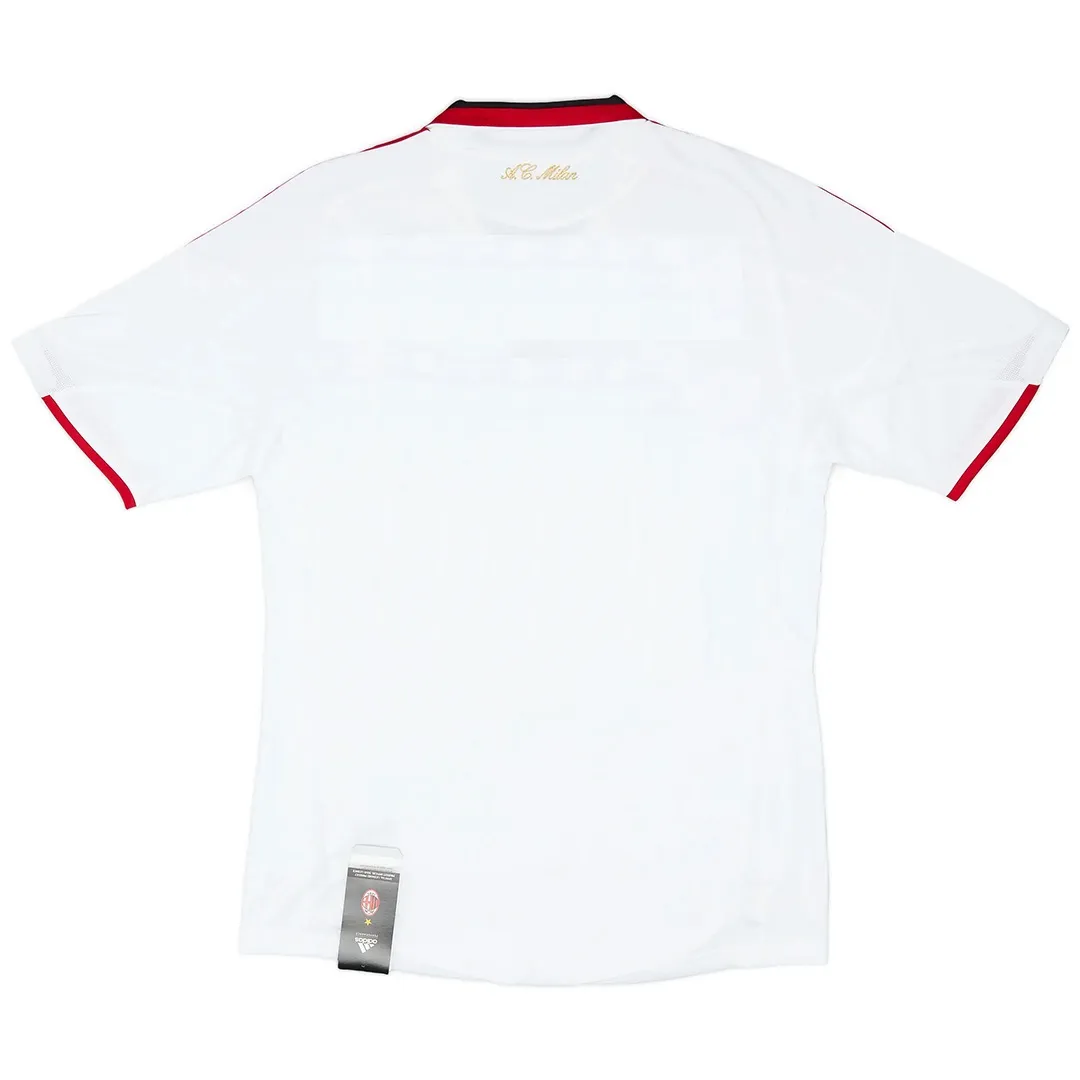 AC Milan 2009-10 Away Shirt in white, red, black view 2