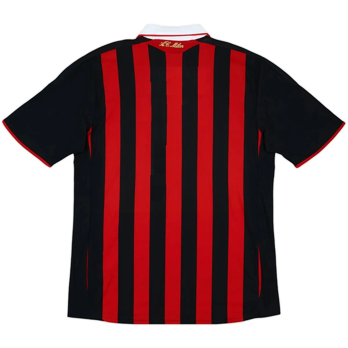 AC Milan 2009-10 Home Shirt – Pato 7 in red, black, white view 3