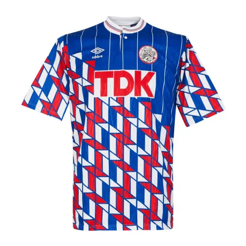 Ajax 1989-90 Away Shirt in blue, red, white view 4