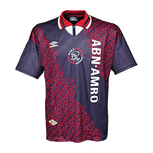 Ajax 1994-95 Away Shirt in navy, red view 3