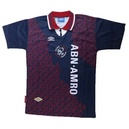 Ajax 1994-95 Away Shirt in navy, red view 4
