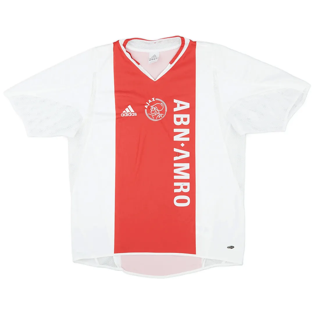 Ajax 2004-05 Home Shirt in red, white