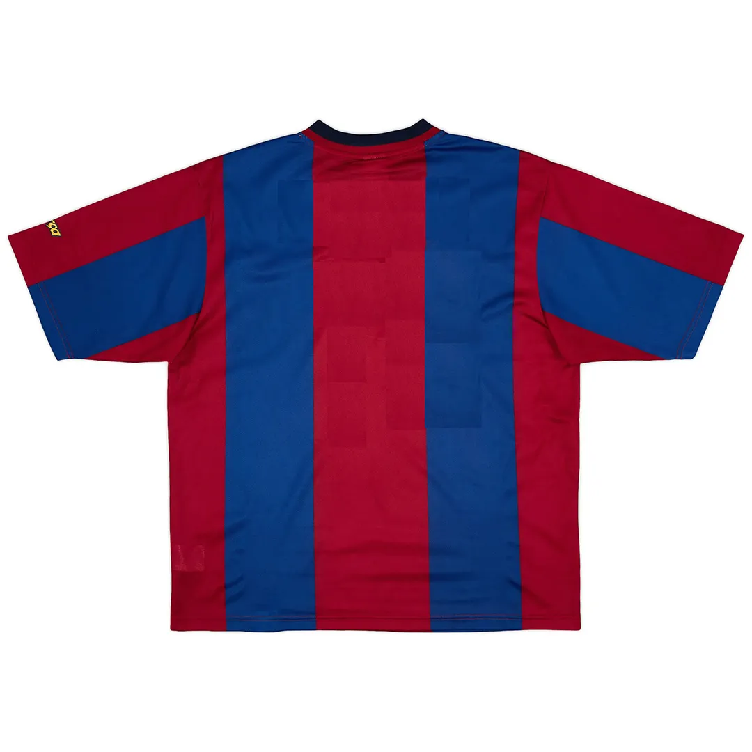 Barcelona 1998-99 Home Shirt in blue, red, navy view 2