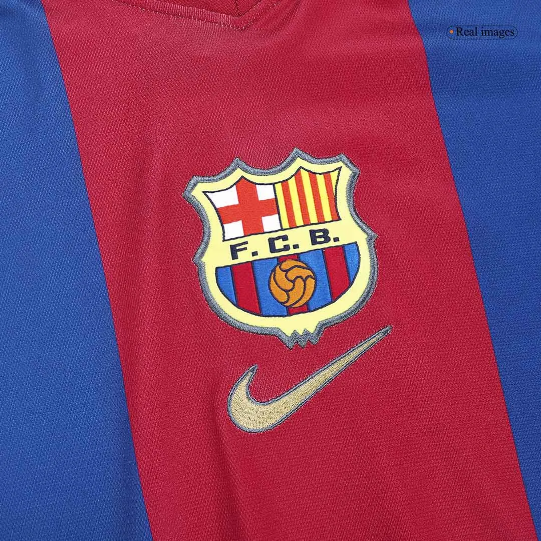 Barcelona 1998-99 Home Shirt in blue, red, navy view 4