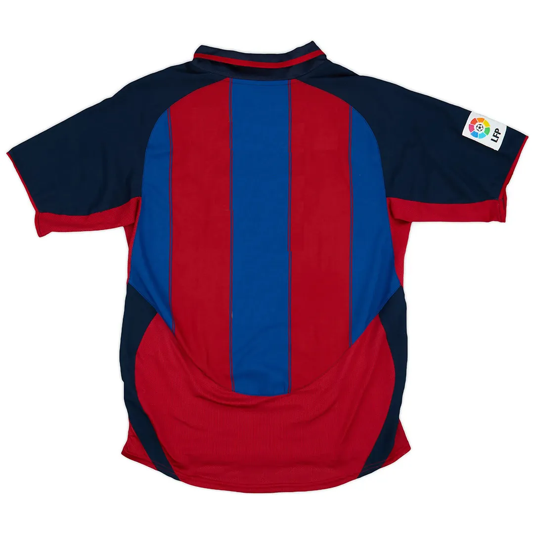 Barcelona 2003-04 Home Shirt in red, blue, navy view 2