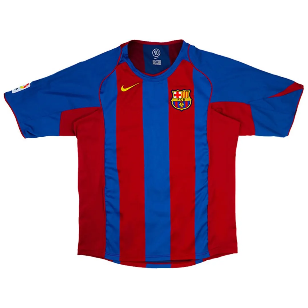 Barcelona 2004-05 Home Shirt in blue, red