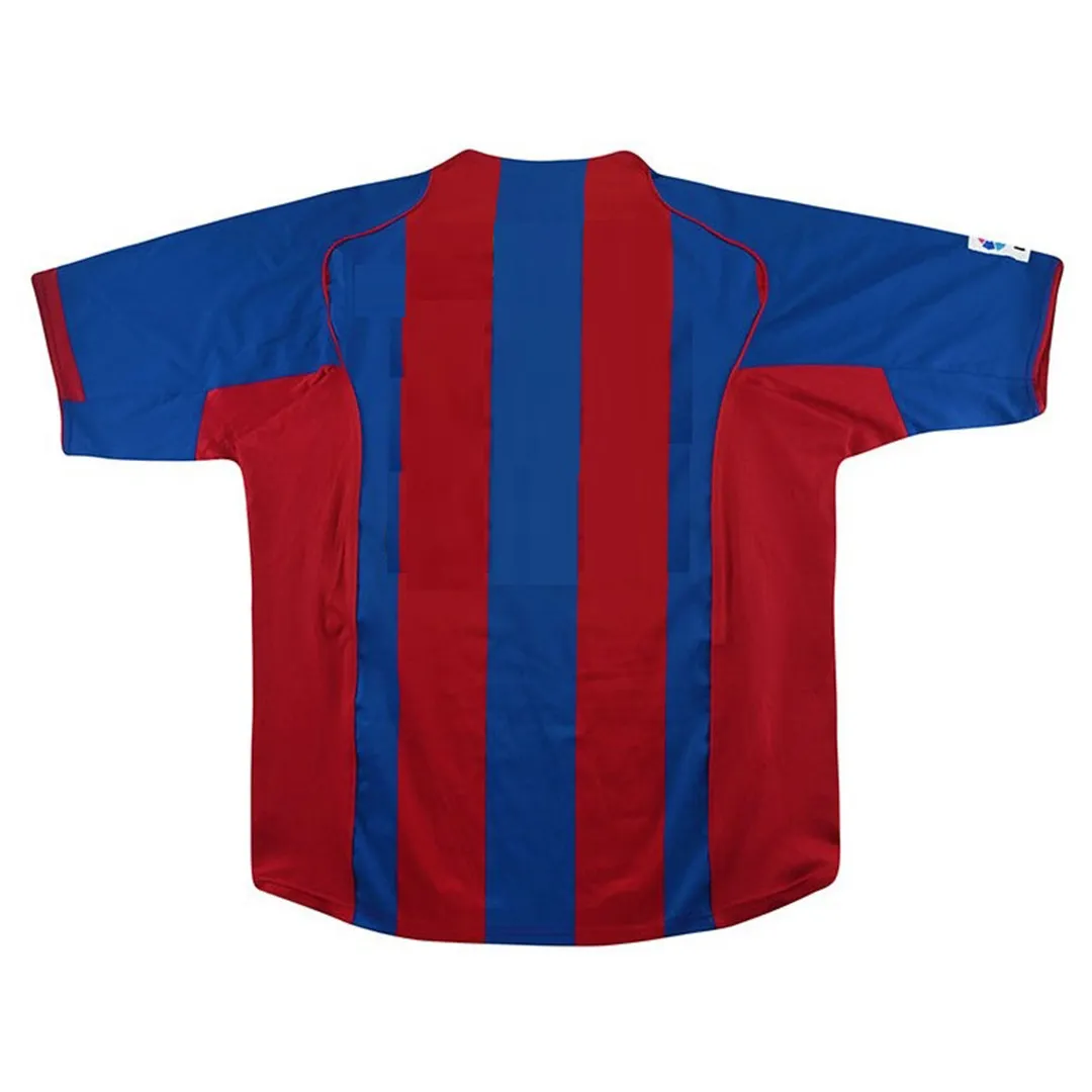 Barcelona 2004-05 Home Shirt in blue, red view 2