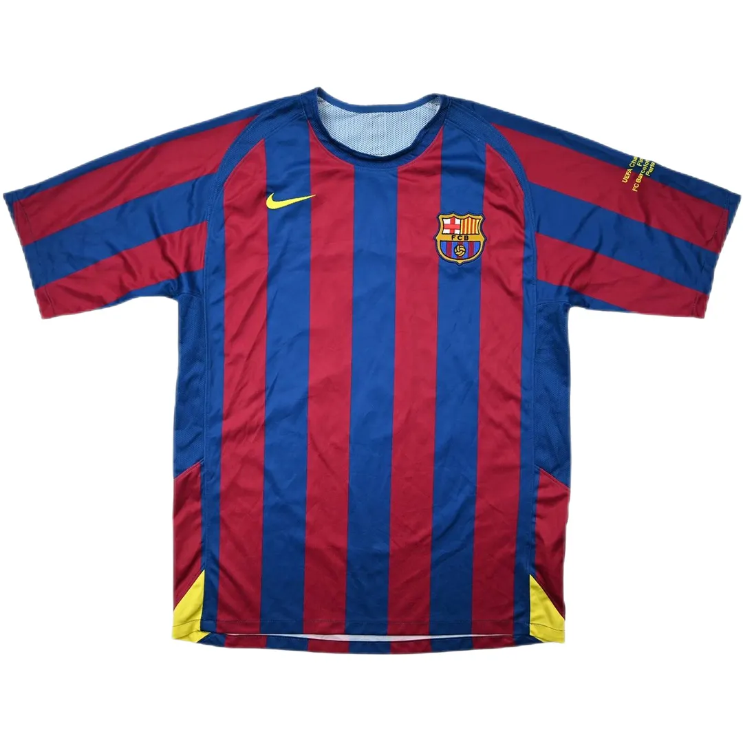 Barcelona 2006 Champions League Final Shirt in blue, red