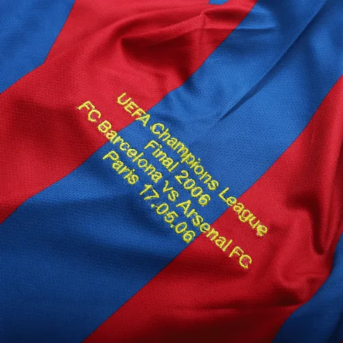 Barcelona 2006 Champions League Final Shirt in blue, red view 5