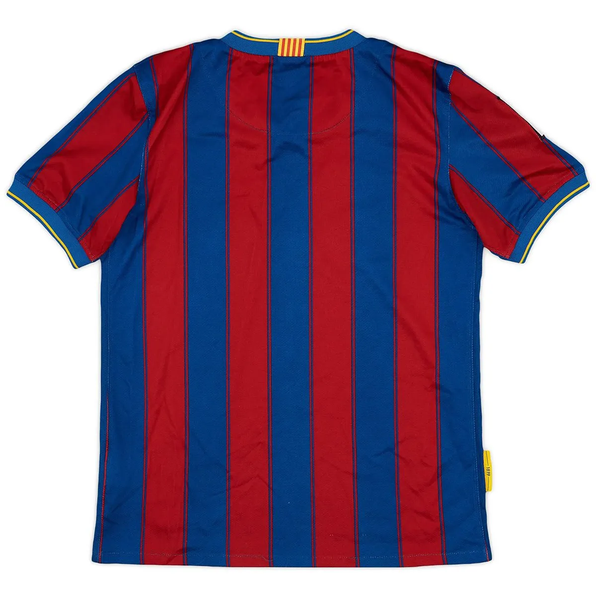 Barcelona 2009-10 Home Shirt in blue, red view 2