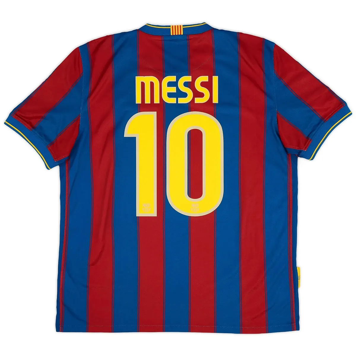 Lionel Messi retro shirt, name and number on the back