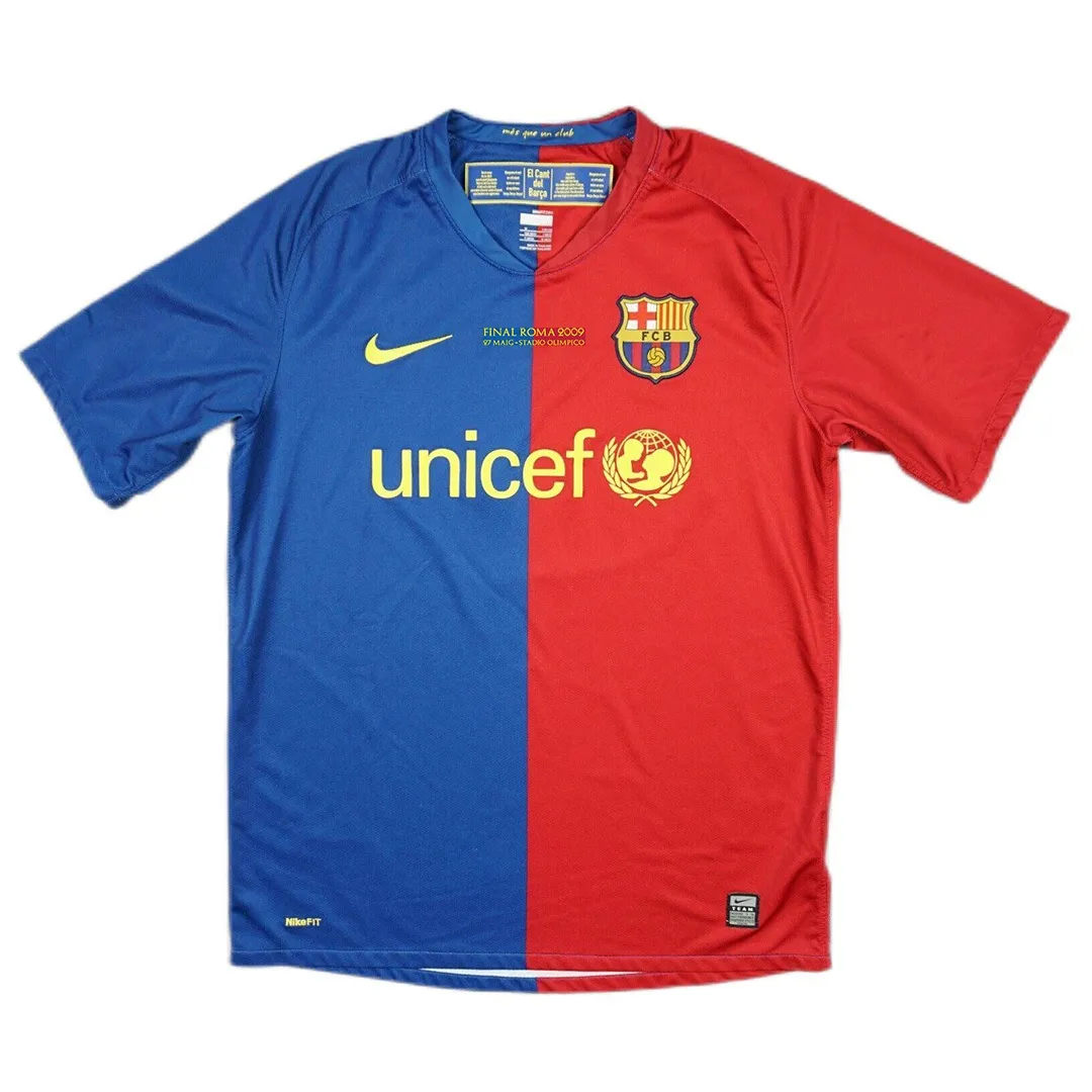 Barcelona 2009 Champions League Final Shirt in blue, red