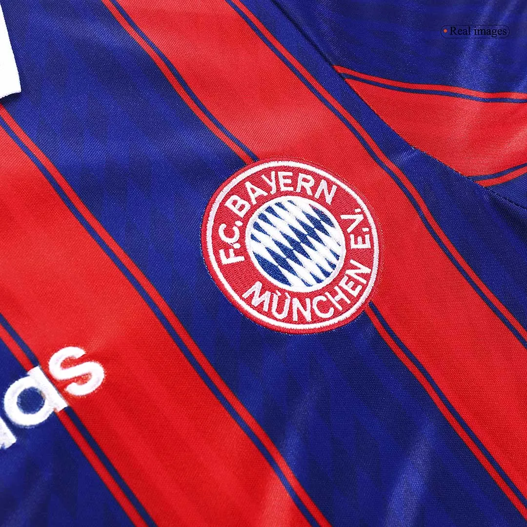Bayern Munich 1995-97 Home Shirt in red, blue view 4