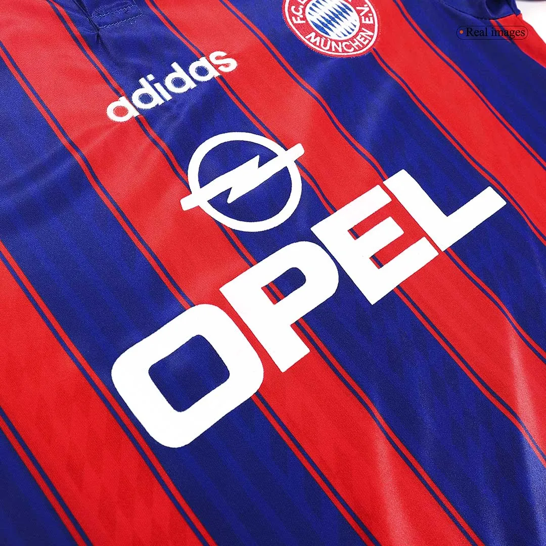 Bayern Munich 1995-97 Home Shirt in red, blue view 5