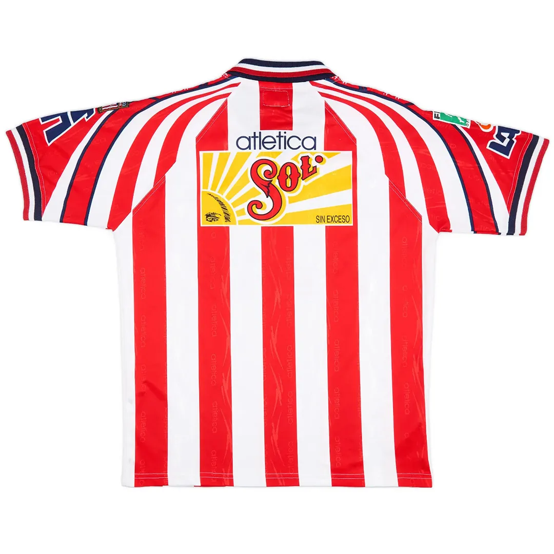 Chivas 1998-99 Home Shirt in red, white, navy view 2