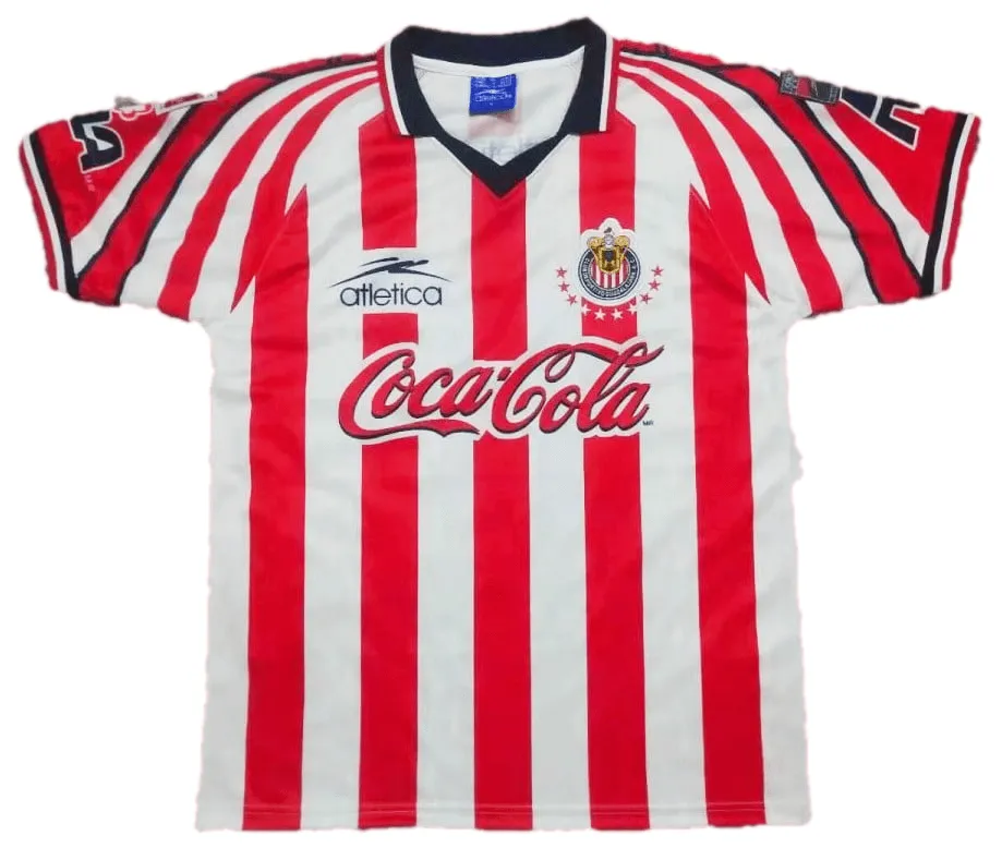 Chivas 1998-99 Home Shirt in red, white, navy view 3