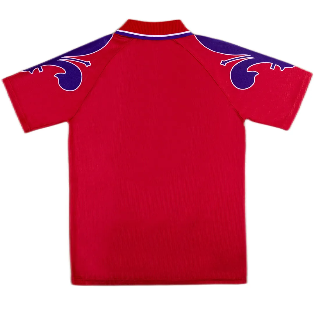 Fiorentina 1995-97 Third Shirt in red, purple view 2