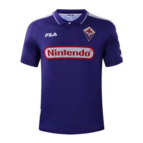 Fiorentina 1998-99 Home Shirt – Rui Costa 10 in purple, white view 3