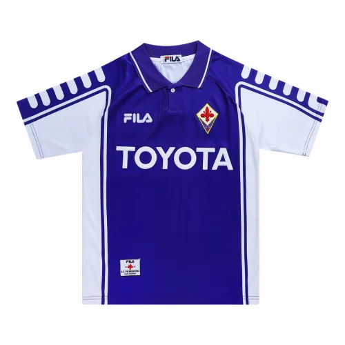 Fiorentina 1999-00 Home Shirt in purple, white