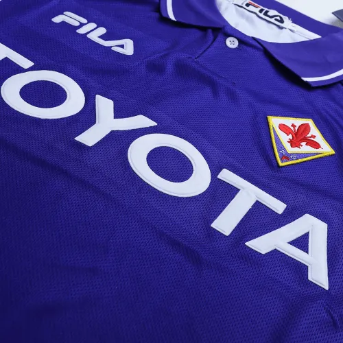 Fiorentina 1999-00 Home Shirt in purple, white view 4