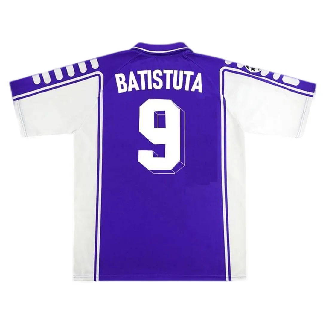 Gabriel Batistuta retro shirt, name and number on the back