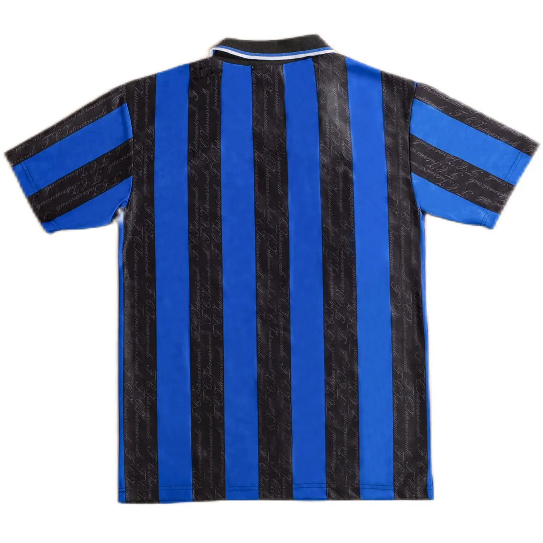 Inter Milan 1997-98 Home Shirt in blue, black view 2