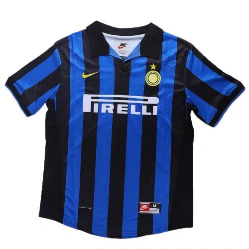 Inter Milan 1998-99 Home Shirt in blue, black view 2