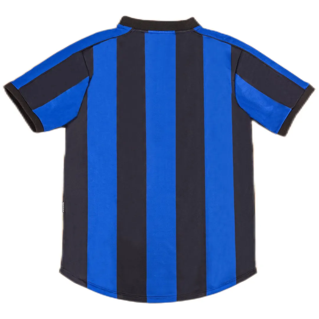 Inter Milan 1999-2000 Home Shirt in blue, black view 2
