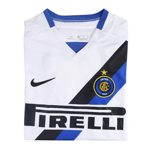 Inter Milan 2002-03 Away Shirt in white, blue, black view 3