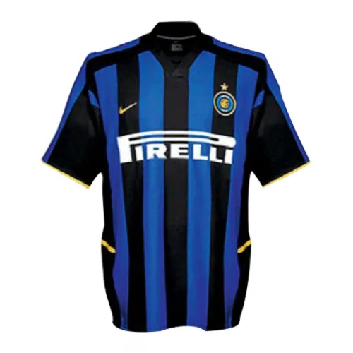 Inter Milan 2002-03 Home Shirt in blue, black view 5