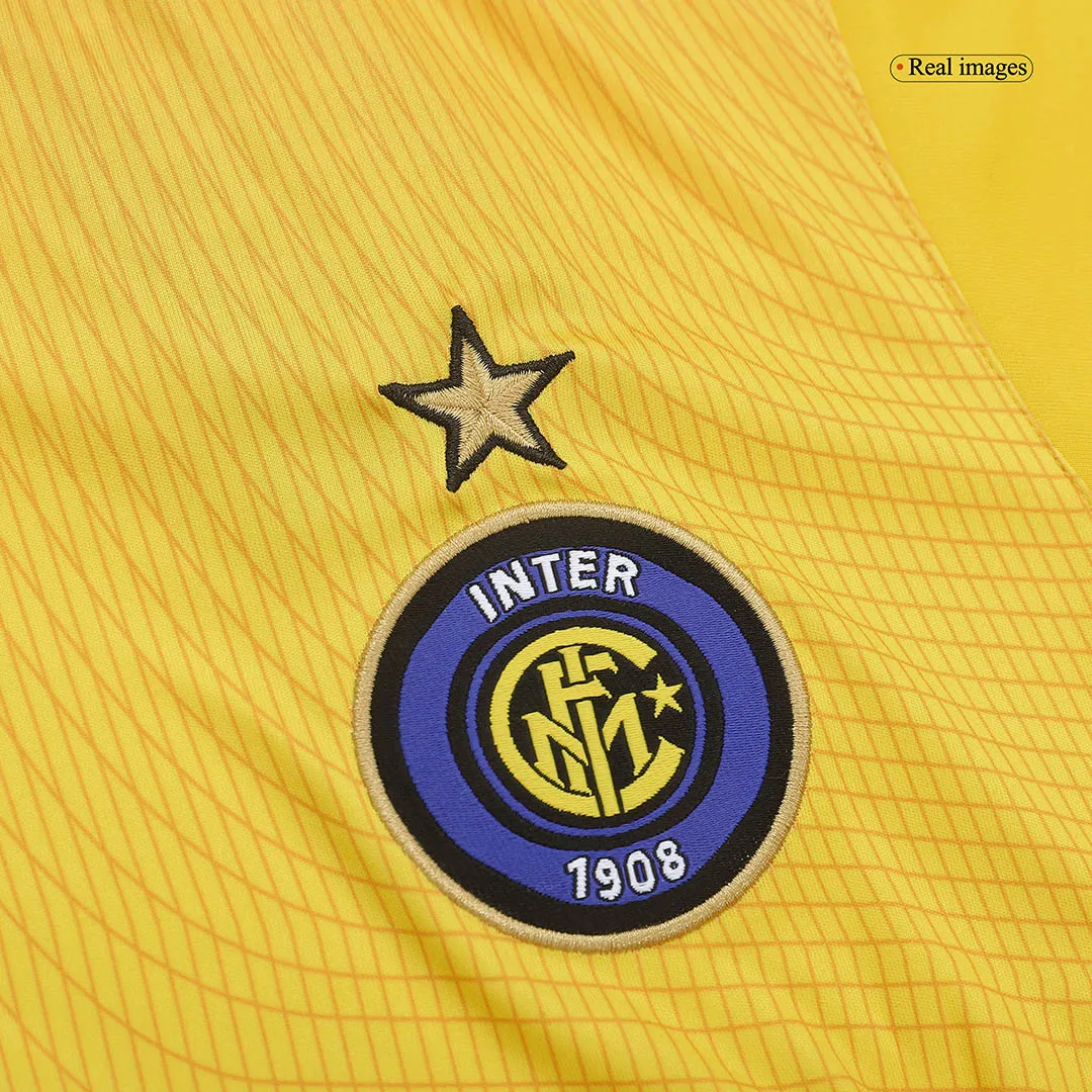 Inter Milan 2002-03 Third Shirt in yellow, blue view 5