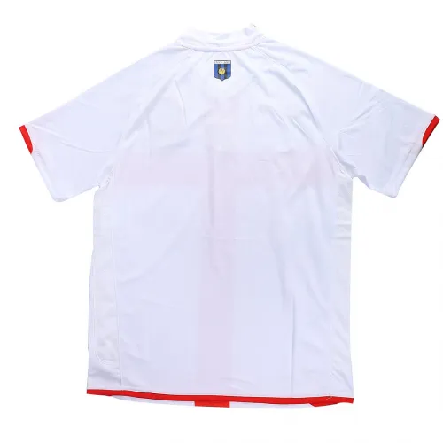 Inter Milan 2007-08 Centenary Away Shirt in white, red view 2