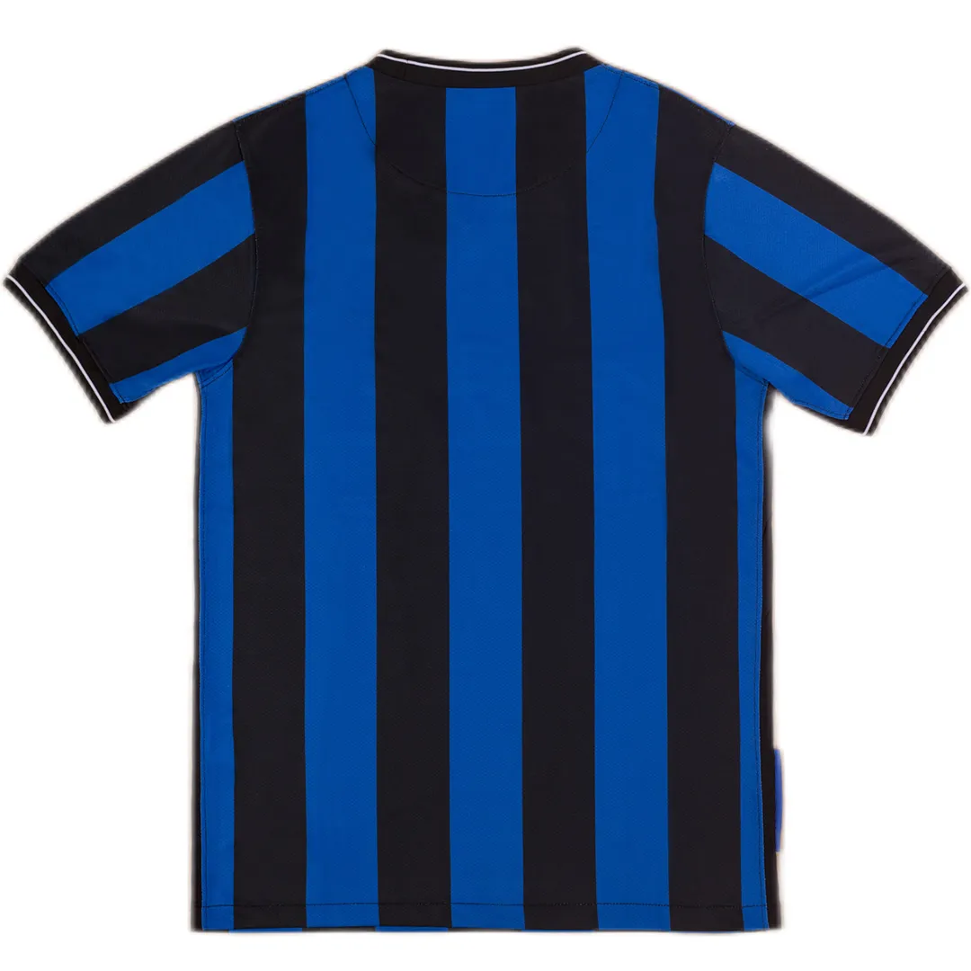 Inter Milan 2009-10 Home Shirt in blue, black view 2